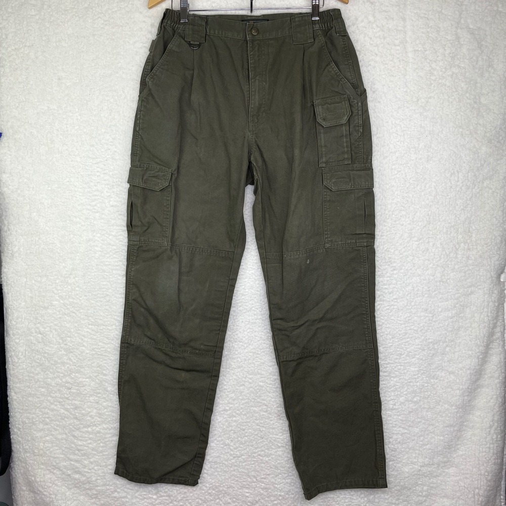 5.11 Tactical Mens Cargo Pants Olive Green Outdoor Work Hiking Trousers